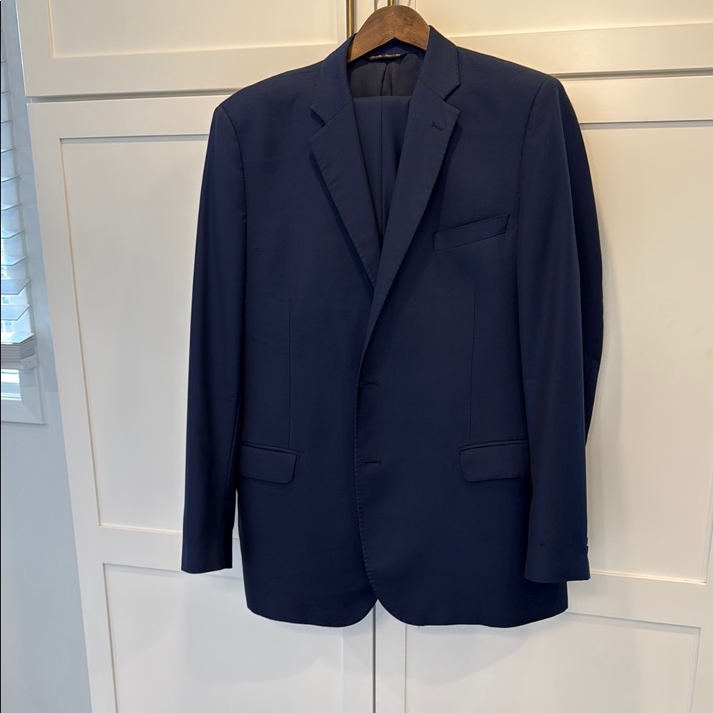 Classic Zegna Blue Men's Suit